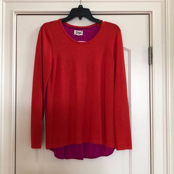 Knit and Silk Sweater - Picture 1 of 4